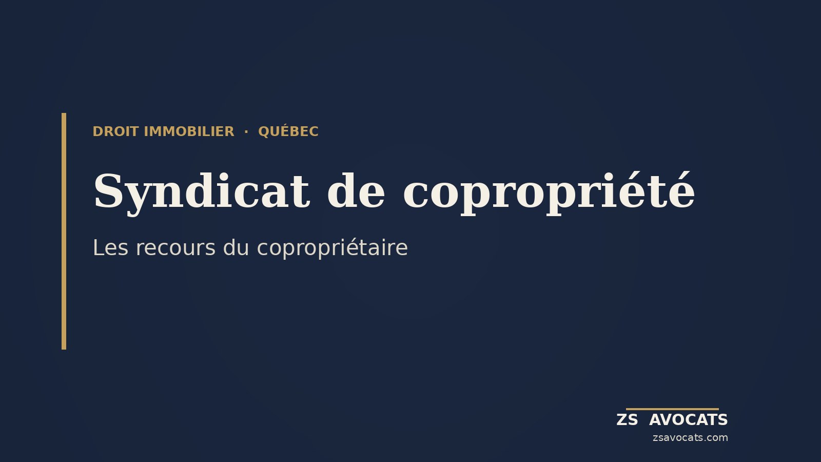 Syndicat de copropriété dysfonctionnel : les recours du copropriétaire