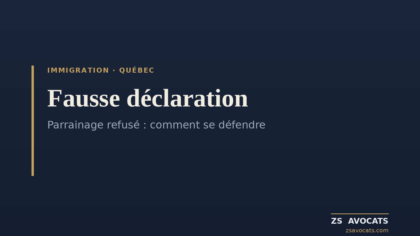 Parrainage refusé pour fausse déclaration : comment se défendre